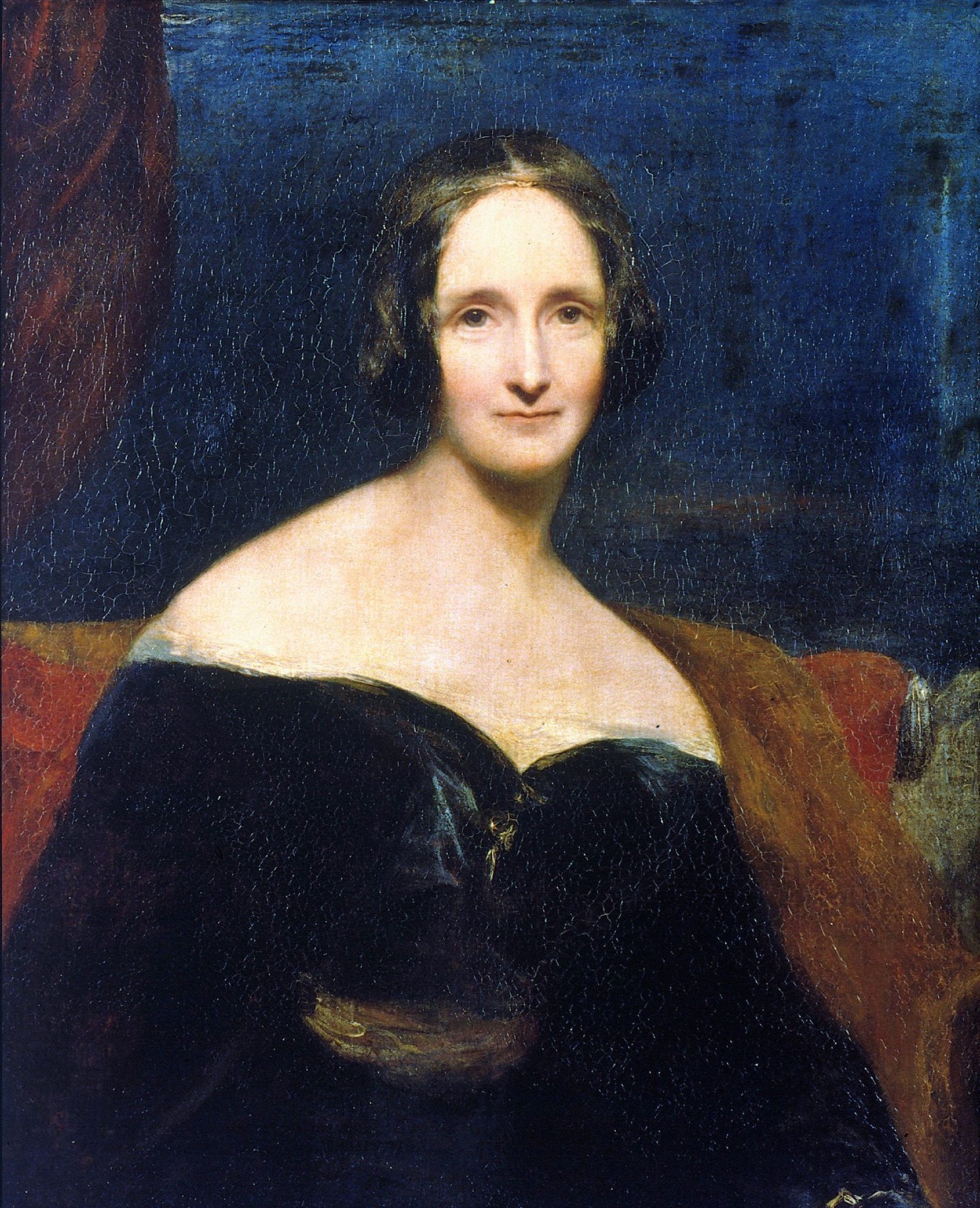 A portrait of the English novelist Mary Shelley