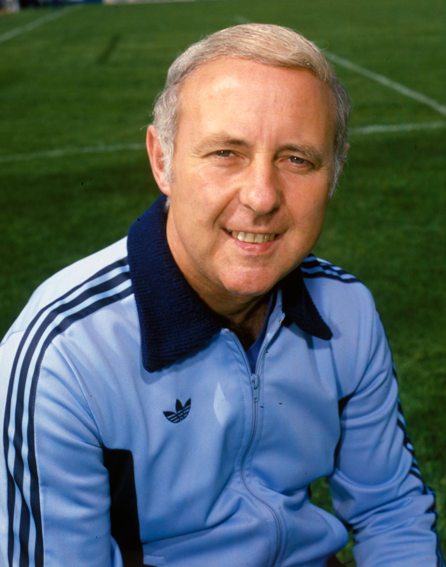 Dundee United Jim McLean, pictured in a blue tracksuit top, who had to explain why the snow of 1985 had hit the city derby