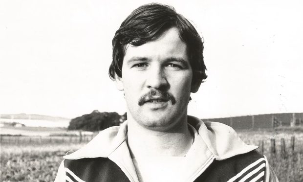 Alex Brash during his playing days at Forfar Athletic