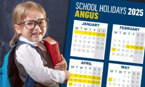 All the Angus school holidays and in-service days for 2025. Image: Shutterstock/DC Thomson.