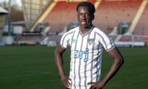 Ephraim Yeboah is looking to gain first team experience with Dunfermline. Image: Craig Brown/Dunfermline Athletic FC