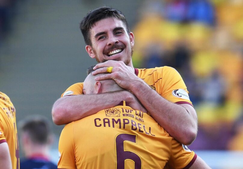 Allan Campbell will be reunited with former Motherwell teammate Declan Gallagher