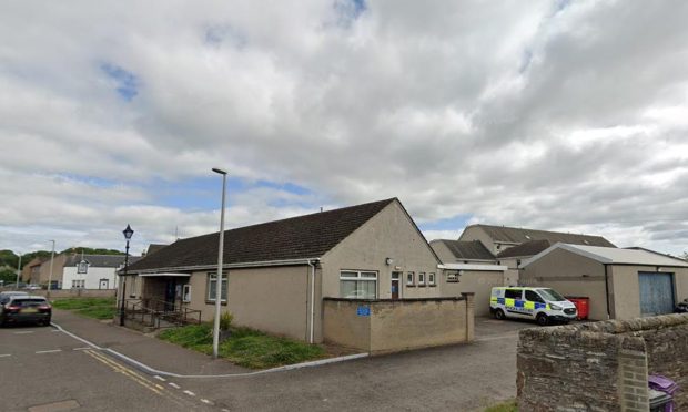 Carnoustie Police Station.