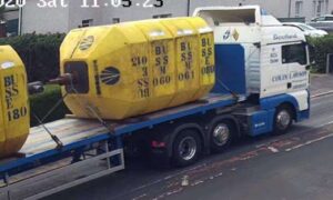 Colin Lawson Transport Ltd lorry before fatal accident