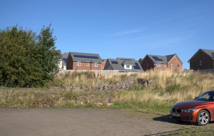 The site of the proposed new Sainsbury's store in Auchterarder 