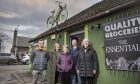 Dunshalt Community Shop committee members, from left, Craig Sankey, Eleanor Porter, Fiona Morrison, Ian Morrison and Alison Crook. Image: Sam Ingram-Sills