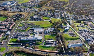 The old Fife College campus in Dunfermline.