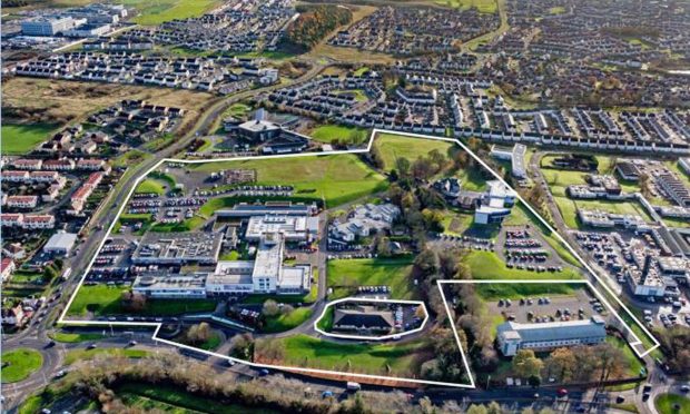 The old Fife College campus in Dunfermline.