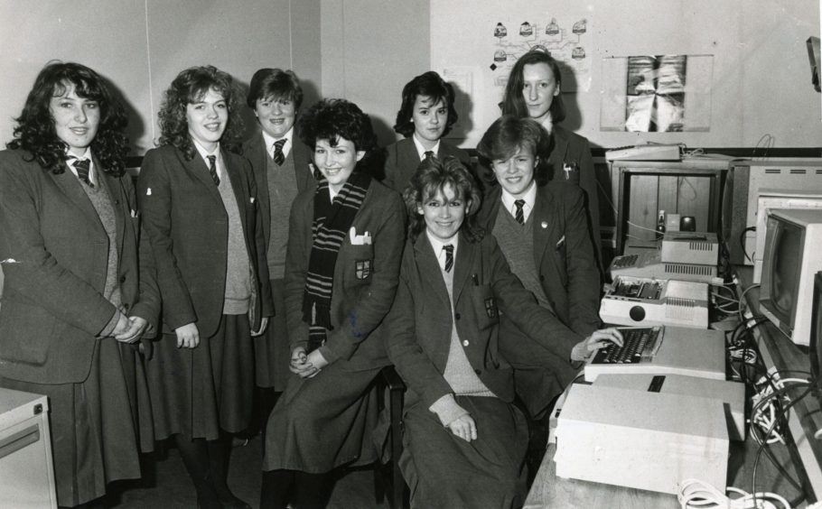 Smiling pupils from the school's winning team.