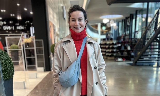 Helen Egan was checking out the sales in the Overgate. Image: Poppy Watson/DC Thomson