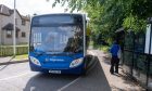 Stagecoach bus in Invergowrie. Image: 
Kim Cessford/DC Thomson