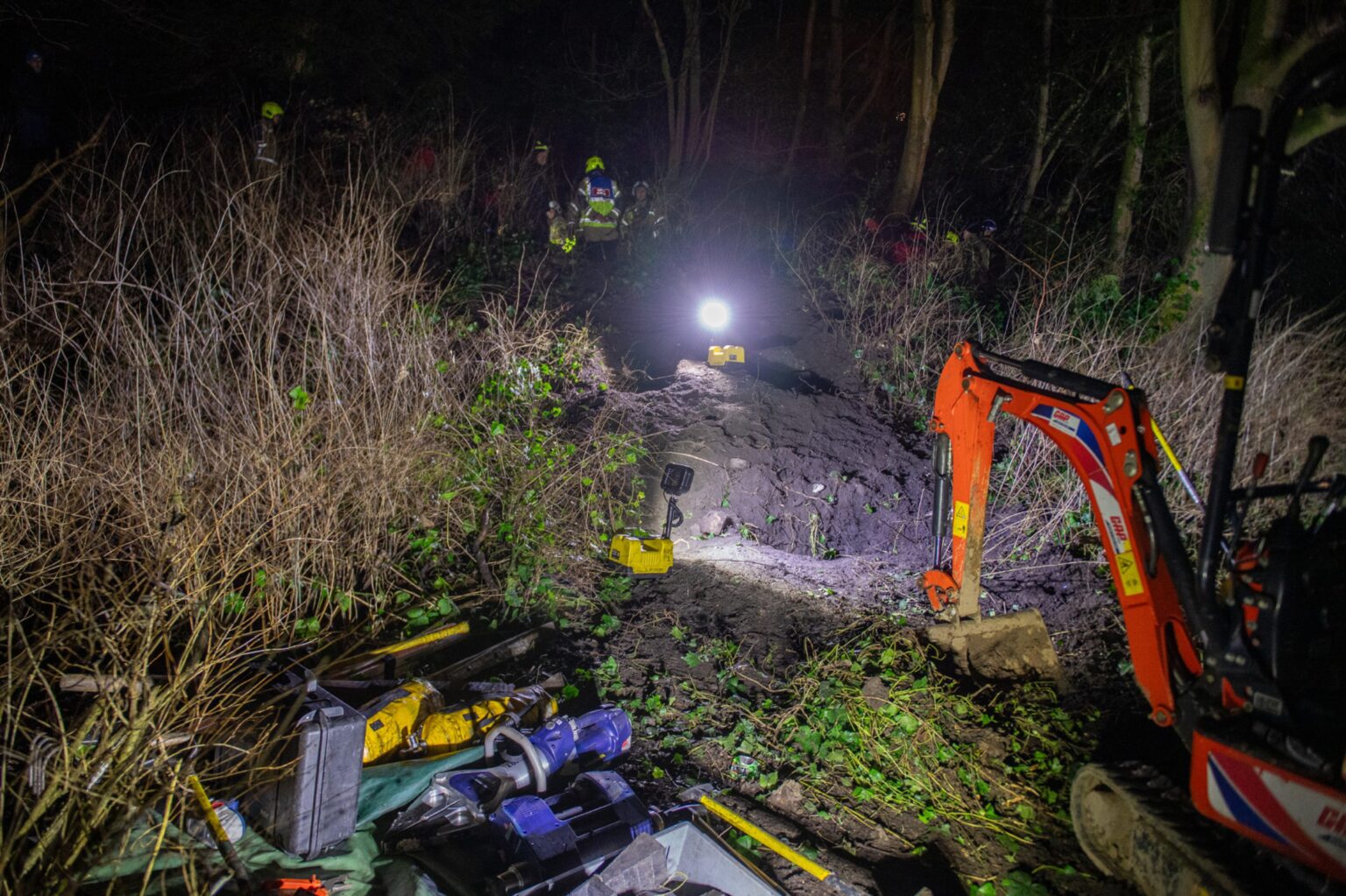 Dog rescued from sewer in Dunfermline after 8-hour operation