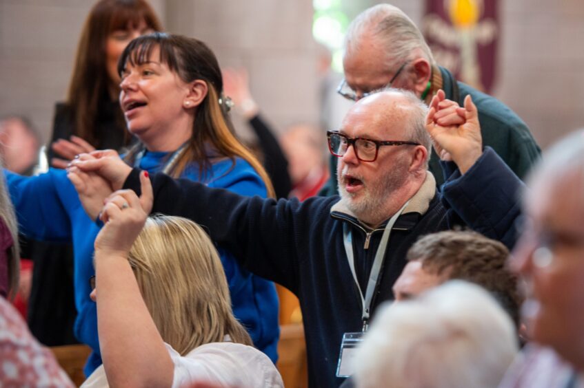 Harmony of Memories dementia event at Forfar church.