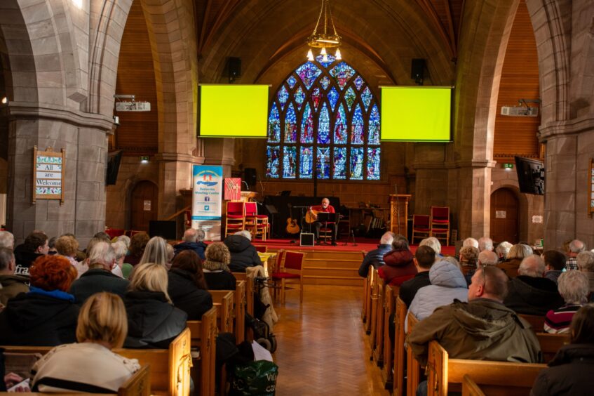 Harmony of Memories dementia event at Forfar church.