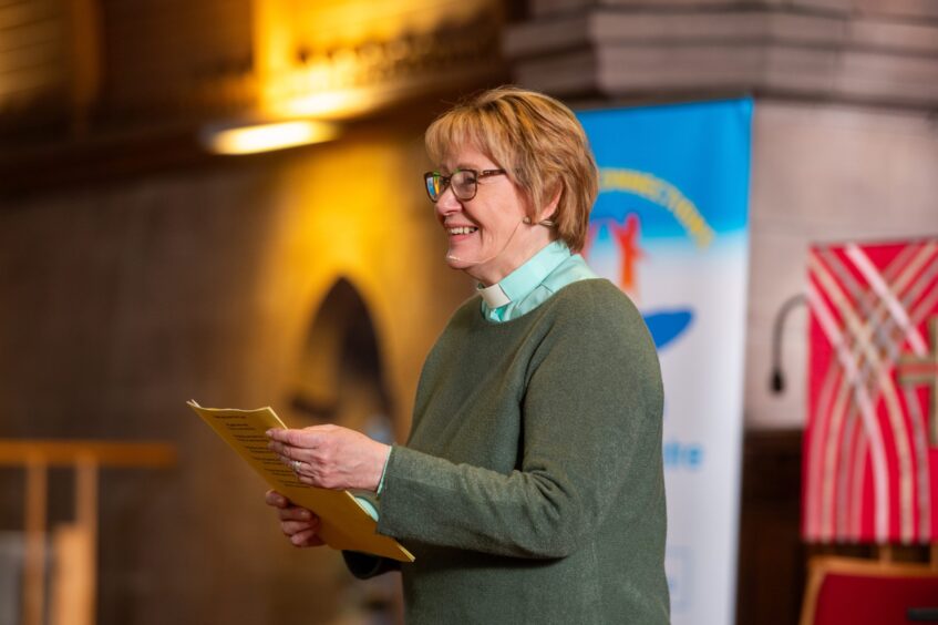 Forfar church minister the Rev. Karen Fenwick.