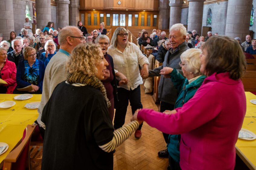 Forfar memories event at Lowson Church.