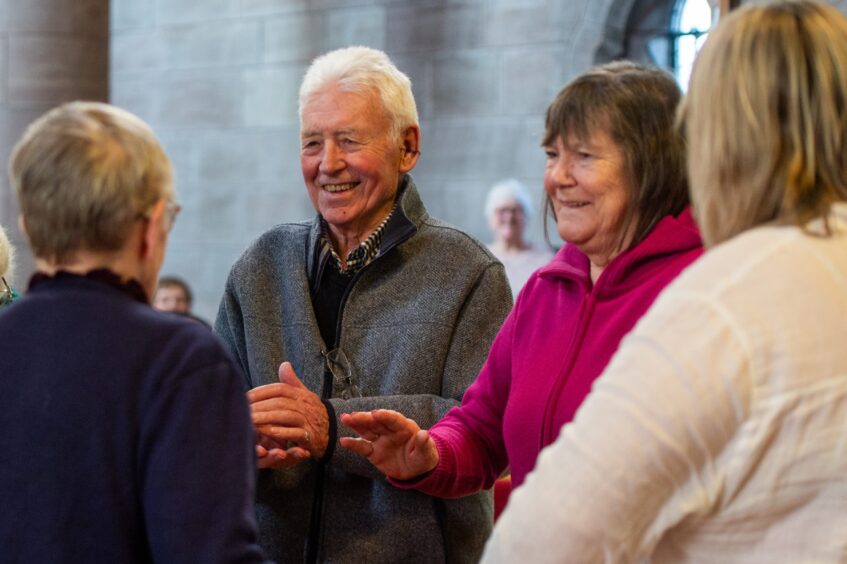 Harmony of Memories dementia event at Forfar church.