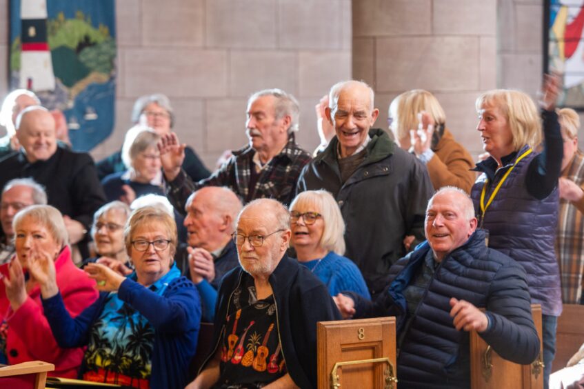 Harmony of Memories dementia event at Forfar church.