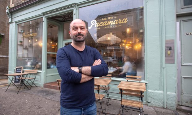 Barry Thomson, managing director of Pacamara on Dundee's Perth Road,