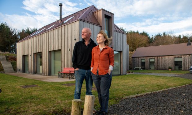 Neil and Sandra Caul outside West Balkello. Image: Kim Cessford.