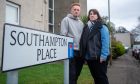 Wayne and Yvette Hoskins of the Dundee Raac Campaign Group. Image: Kim Cessford/ DC Thomson