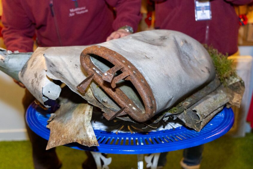 Remnant of RAF bomber found in Angus glens.