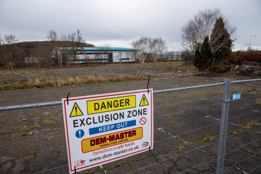 The site of the former Garden Centre. 