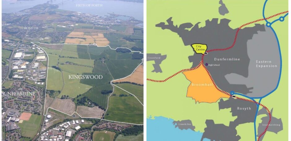 The Broomhall housing in Dunfermline will be huge