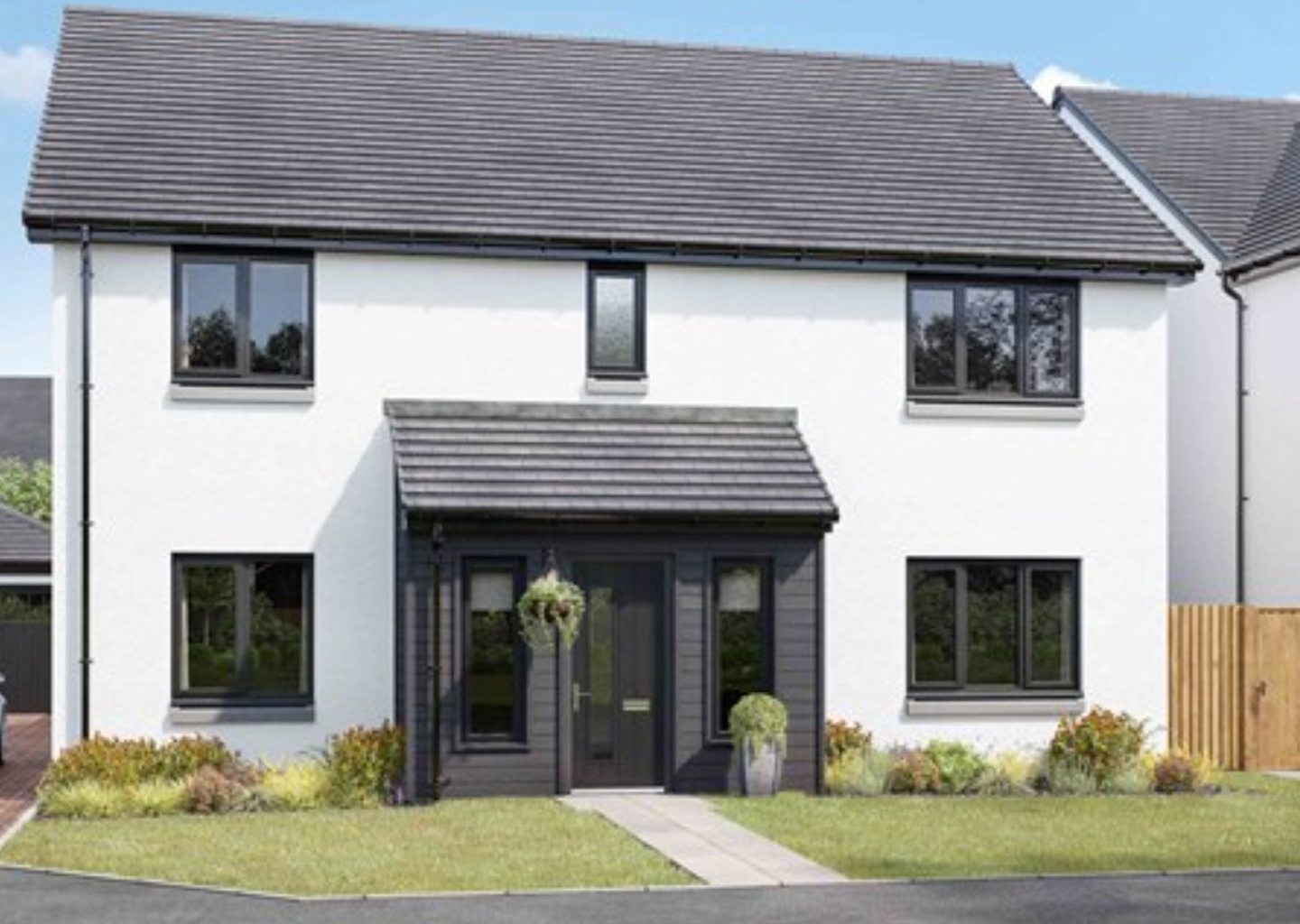 A new home on the Weavers Gate development in Kinross. 