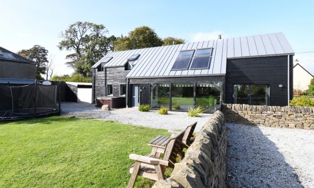 A five-bedroom eco house in Kirkton of Craig