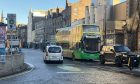 The Dundee low emission zone boundary on Nethergate. Image: Finn Nixon/DC Thomson