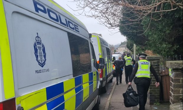 Police after Lochgelly drugs raid