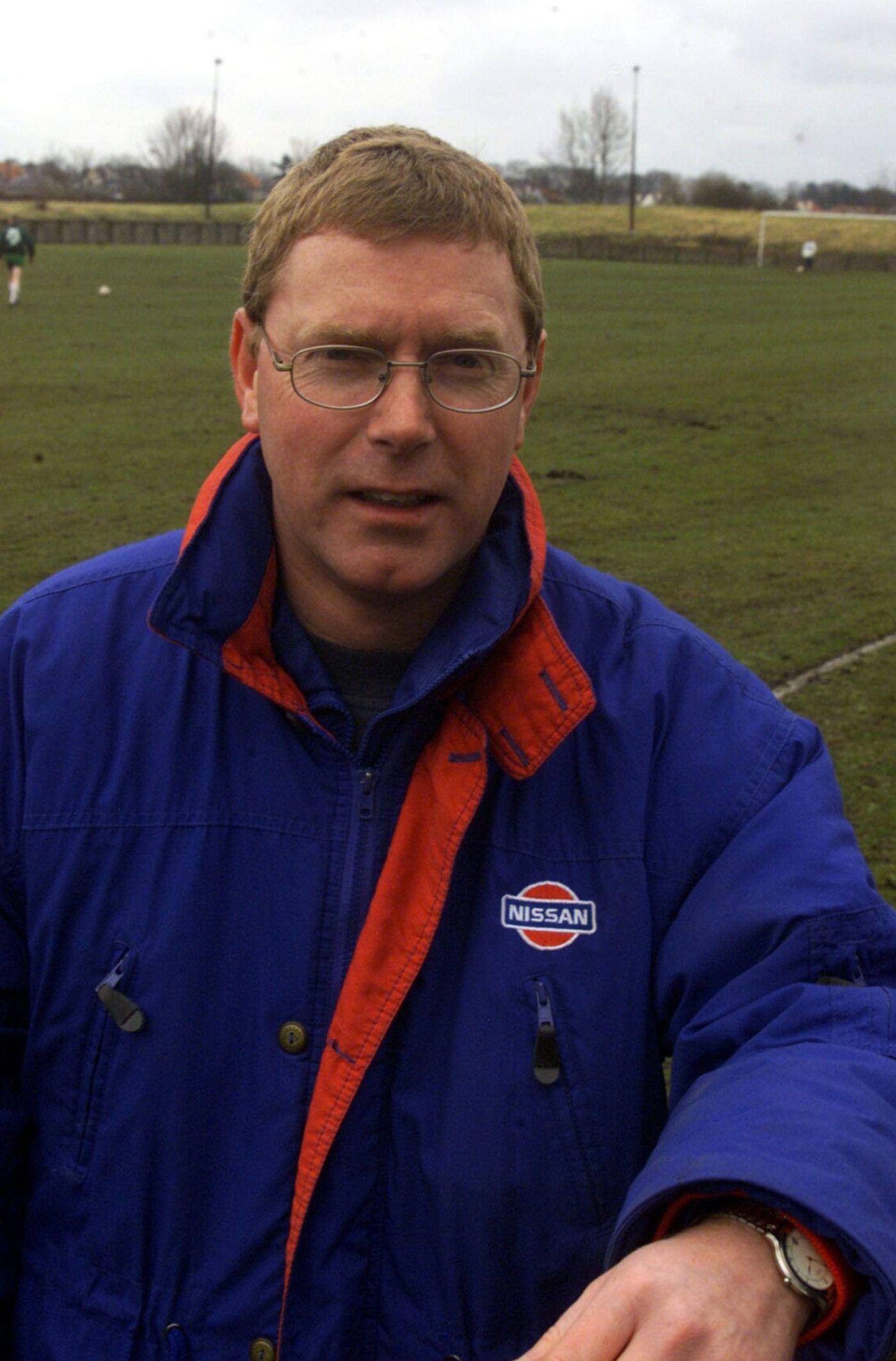 Billy on the sidelines during his long spell as Blairgowrie manager. 