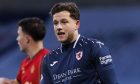 Jamie Gullan in action for Raith Rovers against Falkirk.