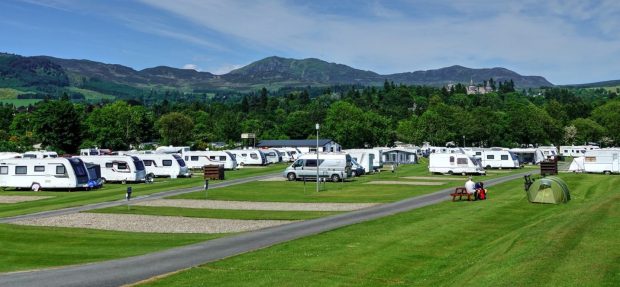 Milton of Fonab Caravan Park.