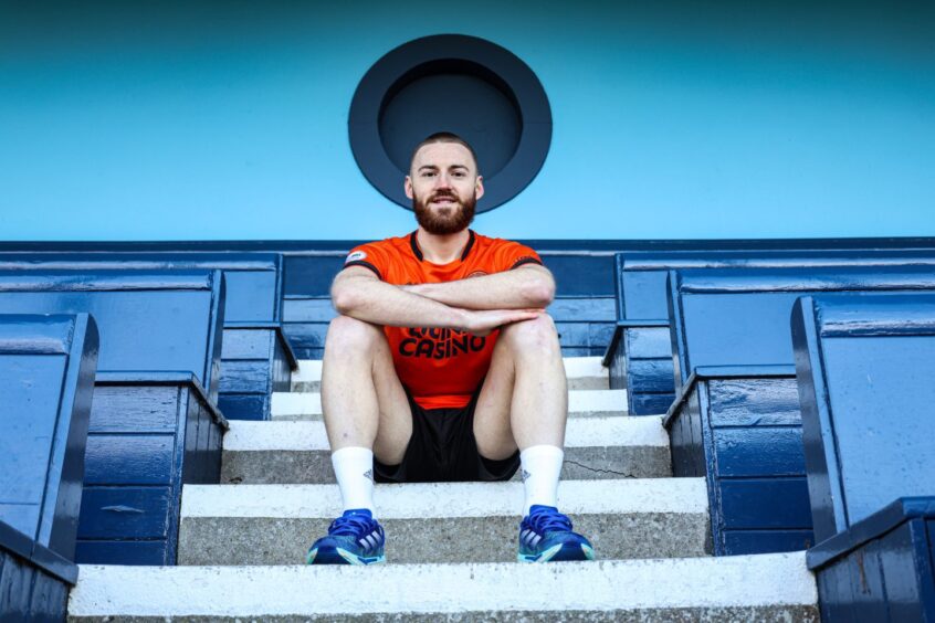 Allan Campbell, pictured at United's St Andrews Training base