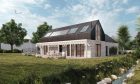 The planned eco home in Newtyle. Image: Wilson Paul Architects