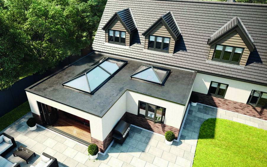 large house extension