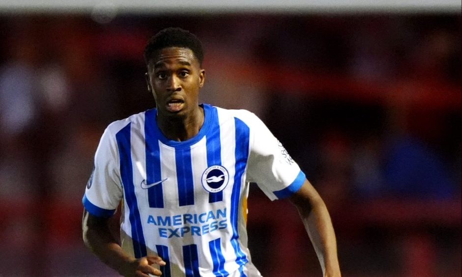 Imari Samuels in action for Brighton. Image: PA