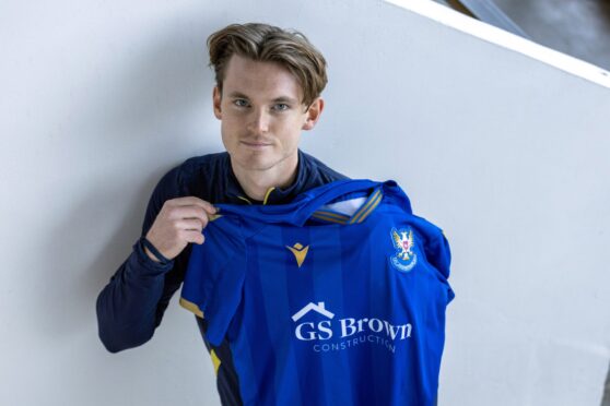 New St Johnstone midfielder, Jonathan Svedberg.