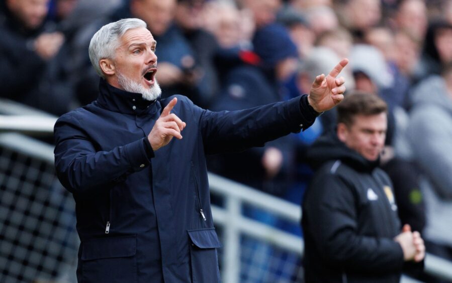 Jim Goodwin saw his United side come out on the losing side on Sunday