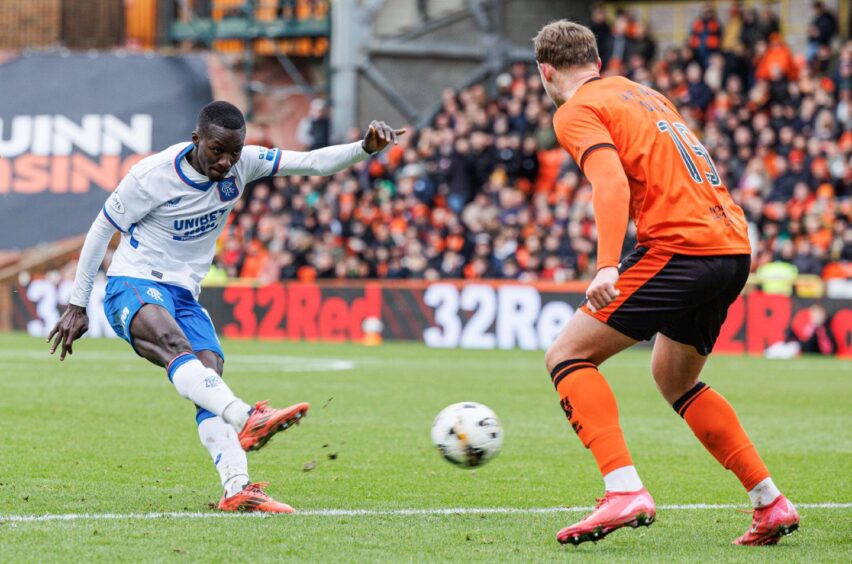 Mohamed Diomande slams home the leveller.