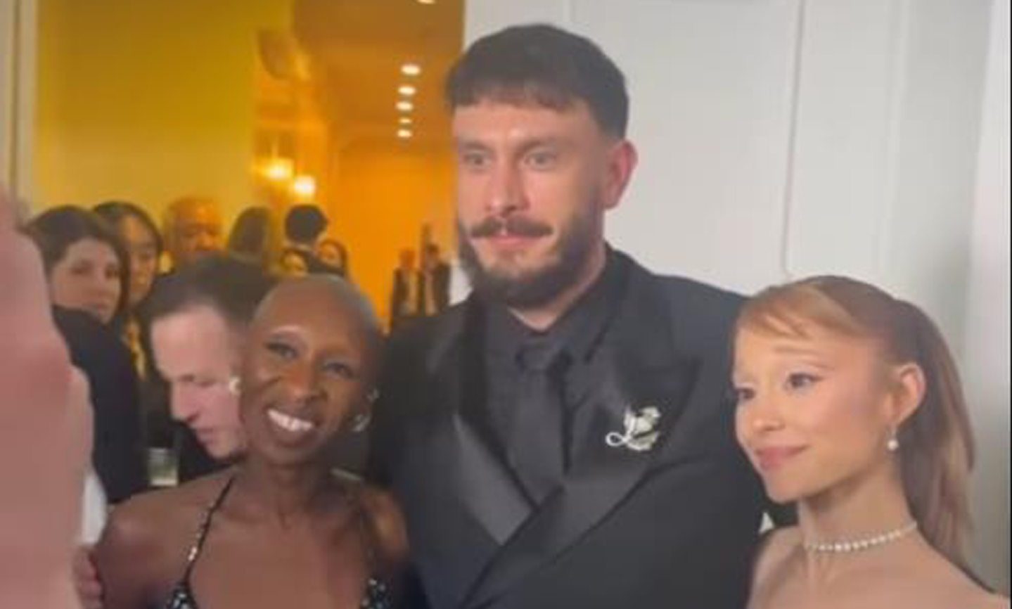 Richard Gadd alongside Ariana Grande and Cynthia Erivo.