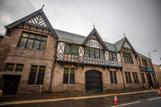 Empty Love's auction house building in Canal Street, Perth