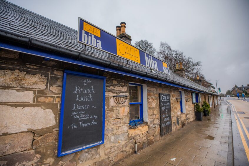 Cafe Biba exterior.