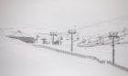 Glenshee Ski Centre in snow.