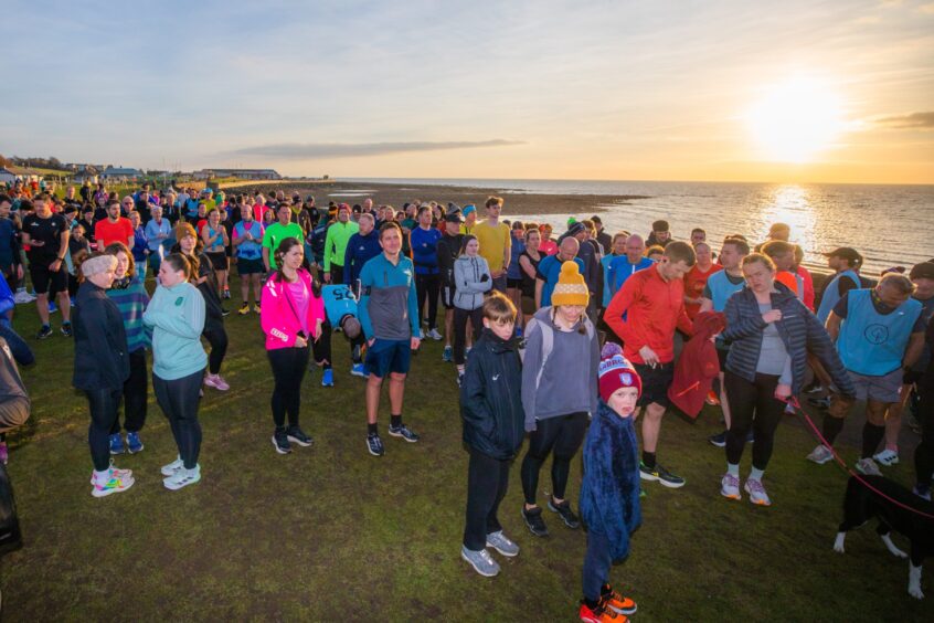 Arbroath West Links parkrun 3rd birthday.