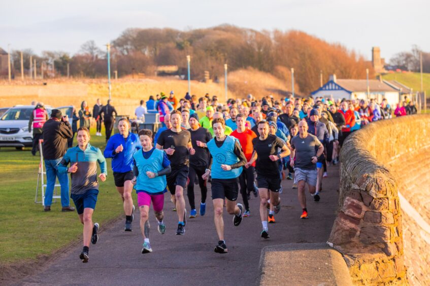 Arbroath parkrun third birthday event.