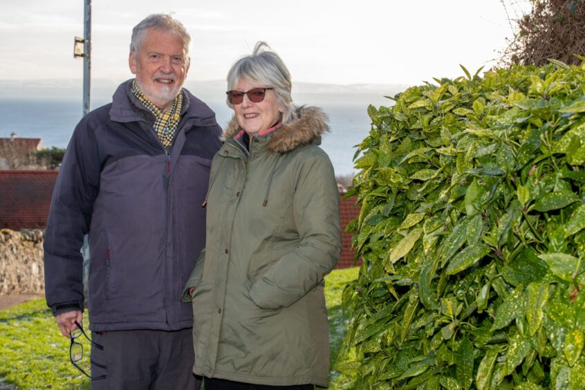 Agnes-Ann with her husband Ken Froude.