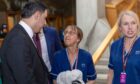 Cathy Fugaccia meets Scottish Labour leader Anas Sarwar. Image: Steve Brown/DC Thomson.